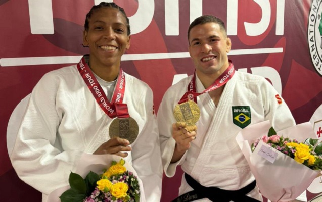 Rafaela Silva ganha 1ª medalha em ano olímpico e judô brasileiro leva dois bronzes na Geórgia - 
